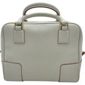 Loewe shoulder white Amazona leather bag